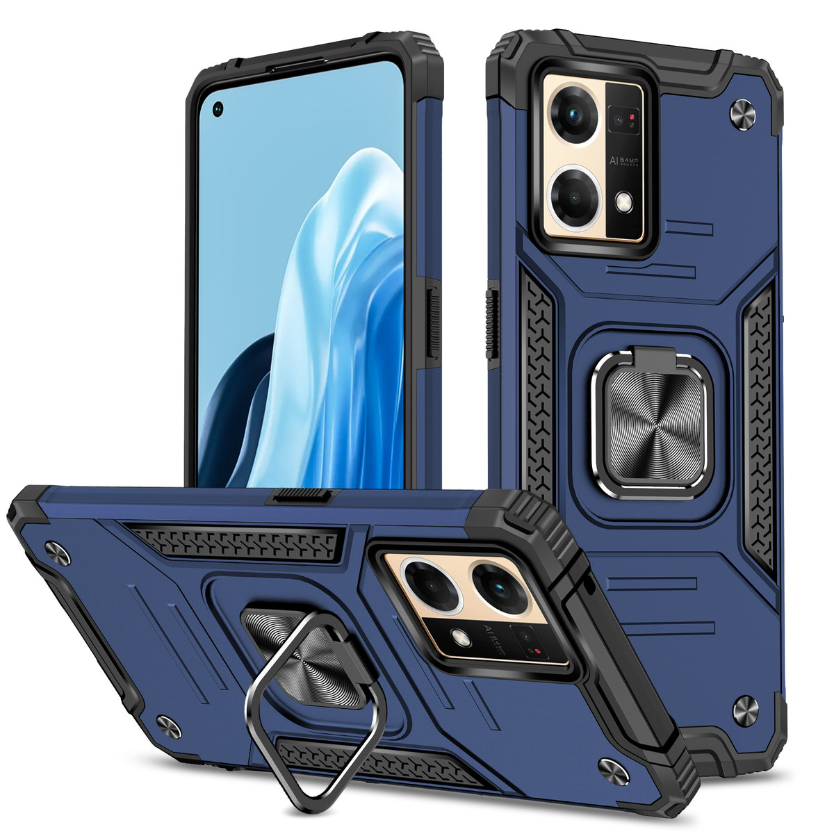 Etui Exoguard Qring Oppo Reno G Pancerne Case Obudowa Futera