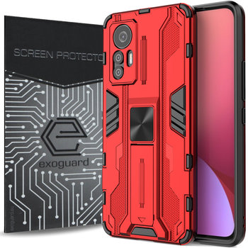 ETUI EXOGUARD SUPERSONIC + SZKŁO - XIAOMI 12 LITE  - PANCERNE CASE OBUDOWA FUTERAŁ - Exoguard