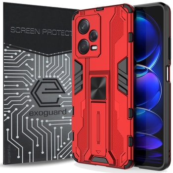 ETUI EXOGUARD SUPERSONIC + SZKŁO - XIAOMI REDMI NOTE 12 PRO PLUS 5G - PANCERNE CASE OBUDOWA FUTERAŁ - Exoguard