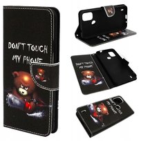Etui Fancy Diary do Nokia C21 Plus TA-1424 misiek Pokrowiec Case Obudowa Futerał