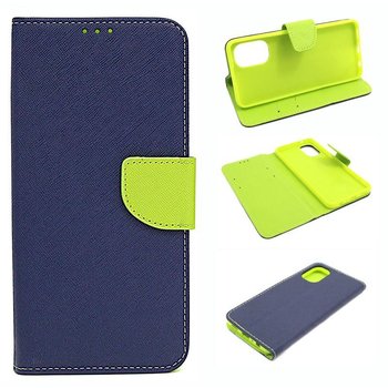 Etui Fancy Diary Do Telefonu Oppo Reno 7 Lite 5G Cph2343 / 8 Lite 5G / 7Z 5G Granatowe Case Pokrowiec - GSM-HURT