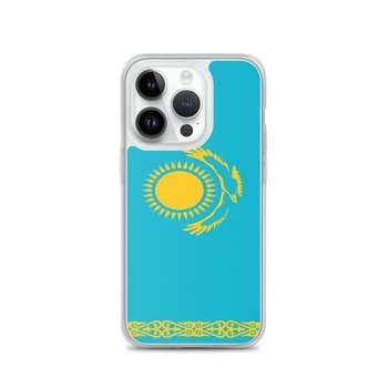 Etui Flaga Kazachstanu na iPhone'a 14 Pro - Inny producent (majster PL)