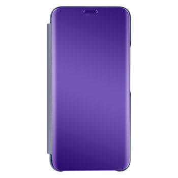Etui Folio Clear View do Galaxy S22 z obsługą wideo Flap Mirror w kolorze fioletowym - Avizar