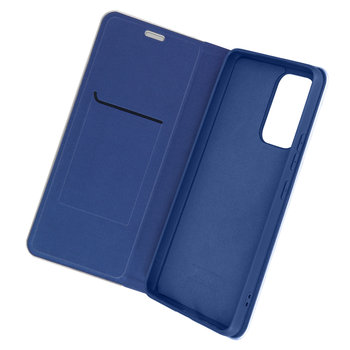 Etui Folio Do Galaxy A53 5G Carbon Card Holder Forcell Luna Book Carbon Niebieskie - Forcell