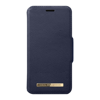 Etui Folio Do Iphone X / Xs Saffiano Skóra Ideal Of Sweden W Kolorze Niebieskim - iDeal Of Sweden