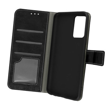 Etui Folio do Oppo A76 i Realme 9i Clap Wallet Video Holder czarne - Avizar