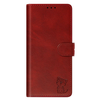 Etui Folio do Samsung A13 5G / A04s Funkcja portfela Obsługa wideo czerwone - Avizar