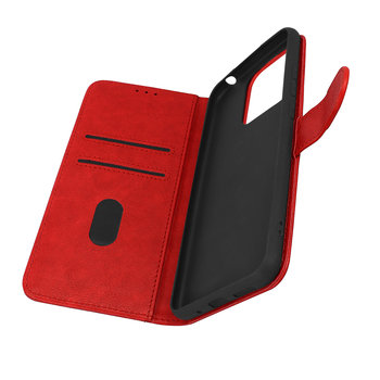 Etui Folio do Xiaomi Redmi 10C Wallet Function Stojak czerwone - Avizar