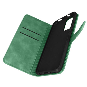 Etui Folio Do Xiaomi Redmi Note 10 I 10S Suede Effect Forcell Zielone - Forcell