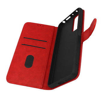 Etui Folio do Xiaomi Redmi Note 11 Pro Plus Wallet Function Stand czerwone - Avizar