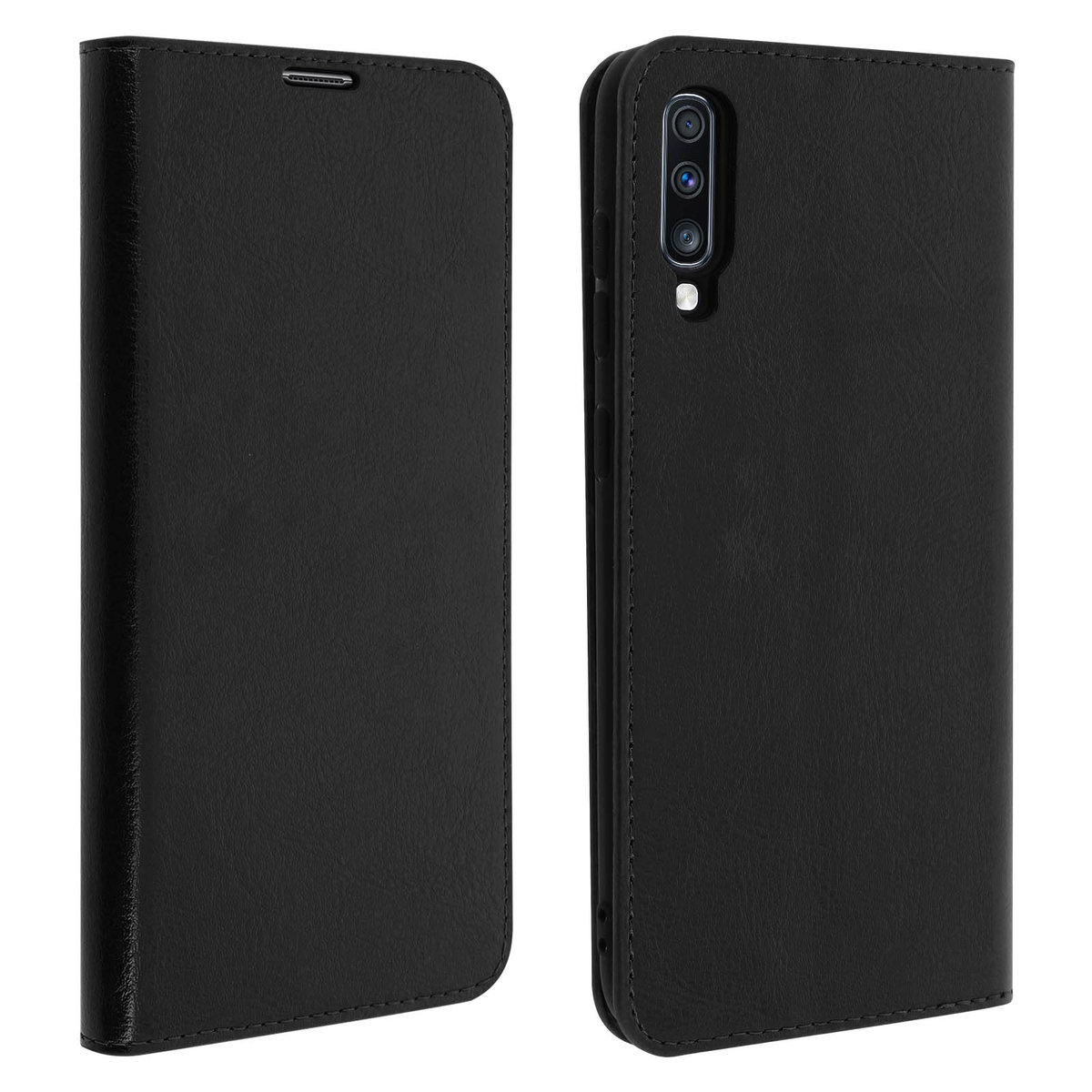 Etui Folio Prawdziwa Skóra Samsung Galaxy A70 z miejscem na kartę ...
