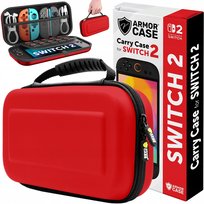 Etui Futerał Case Wzmocniony Do Konsoli Nintendo Switch 2 Czerwone