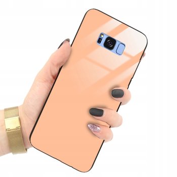 Etui GLASS do SAMSUNG S8 PLUS Brzoskwiniowy Beżowy KOLOR ROKU Peach Fuzz - Funnycase