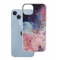 Etui Gold Glam Do Apple Iphone 14 Plus Galactic Case Pokrowiec Obudowa Futerał Kejs Ochraniacz Okładka Pokrowiec Case Obudowa
