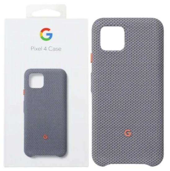 Etui Google Pixel 4 Fabric Case Szare (Sorta Smokey) Google Sklep