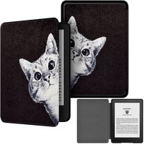 Etui Graphic Kindle Paperwhite 6/ Colorsoft/ Signature Edition - White Cat