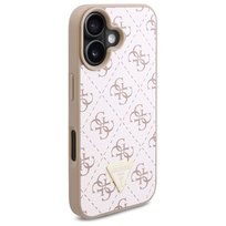 Etui Guess do iPhone 16 Plus 6.7" biały New 4G Triangle GUESS