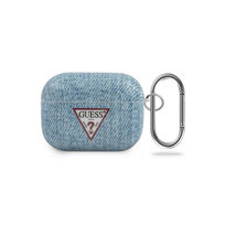 Etui Guess GUACAPTPUJULLB Apple AirPods Pro cover niebieski/light blue Jeans Collection