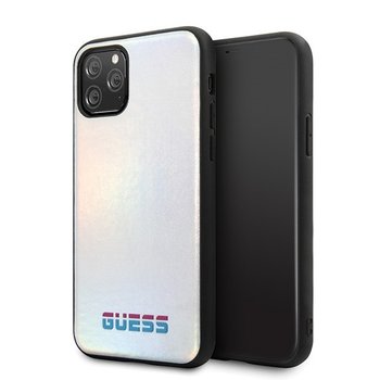 Etui, Guess GUHCN58BLD iPhone 11 Pro srebrny - GUESS