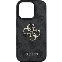 Etui Guess Hardcase 4G Big Metal Logo do iPhone 16 Pro, czarne Apple