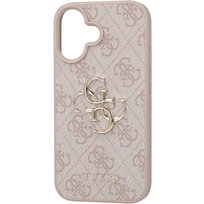 Etui Guess Hardcase 4G Big Metal Logo do iPhone 16, różowe Apple