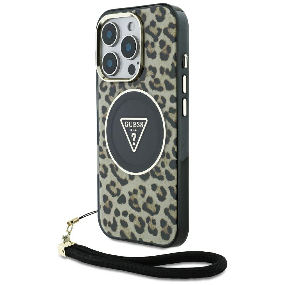 Custodia Guess IML Con Strass E MagSafe Per IPhone 16 Pro (6,3") – Trasparente E Brillante - Foto 3