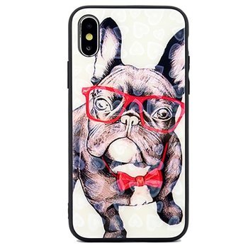 Etui Hearts Glass iPhone 7/8 wzór 4 SE 2020 (dog) - Beline