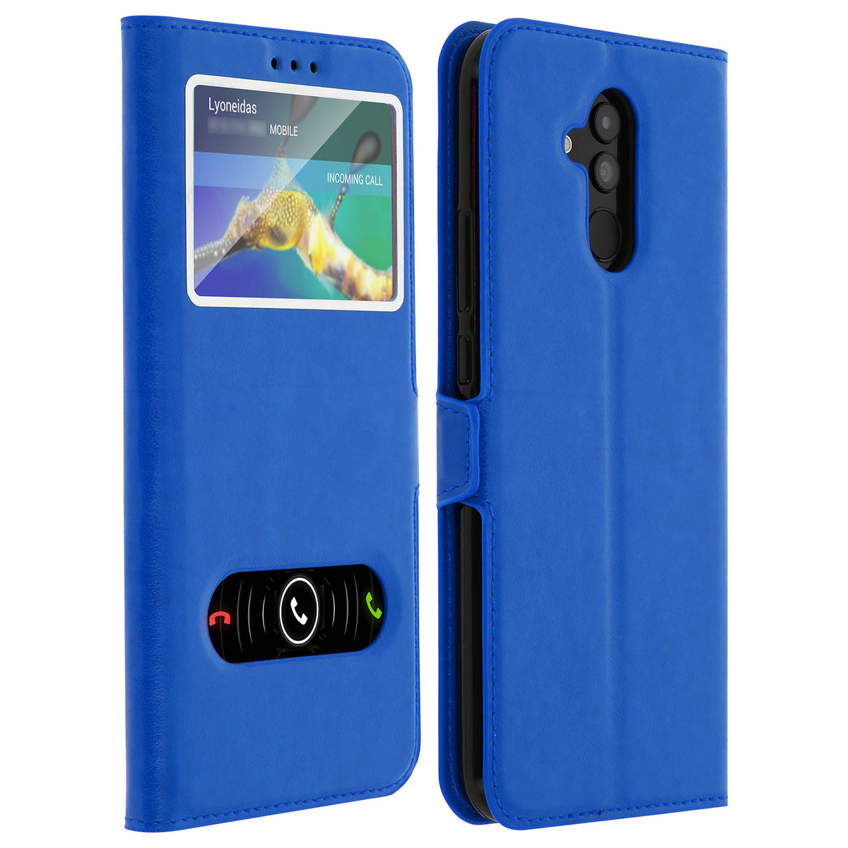 Cadorabo Custodia Libro Per Huawei Mate 20 Lite, Nero Carbone, Con Porta Carte E Chiusura Magnetica - 3