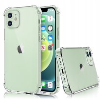 Etui iPhone 12 Mini Anti Shock przezroczyste + szkło hartowane 9H