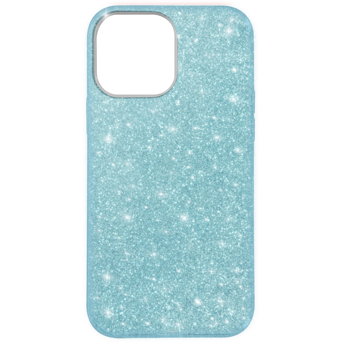 Etui Iphone Pro Removable Glitter Silicone Semi Rigid Niebieskie