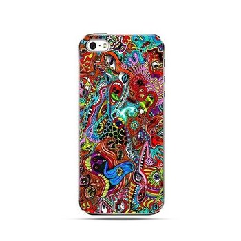 Etui, iPhone 4s, 4, kolorowy chaos - EtuiStudio