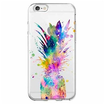 Etui, iPhone 6 Plus, Watercolor ananasowa eksplozja - EtuiStudio