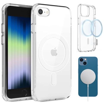 Etui iPhone 7/8/SE2020/2022 Obudowa Magsafe Clear Case Magnetyczne Ochrona - Lemon Mobile
