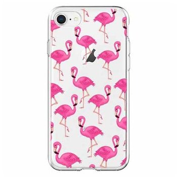 Etui, iPhone 7, Różowe flamingi - EtuiStudio