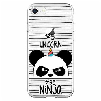 Etui, iPhone 8, Ninja Unicorn, Jednorożec - EtuiStudio