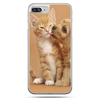 Etui, iPhone 8 Plus, jak pies i kot - EtuiStudio