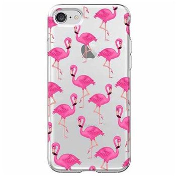 Etui, iPhone SE 2020, Różowe flamingi - EtuiStudio