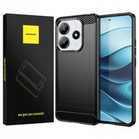 Etui karbonowe eleganckie Carbon Spacecase do Redmi Note 14 4G Black