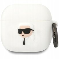Etui Karl Lagerfeld do AirPods 4, case na słuchawki, obudowa, futerał