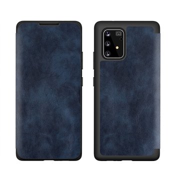 Etui Leather Book Huawei P40 niebieski /blue - No name