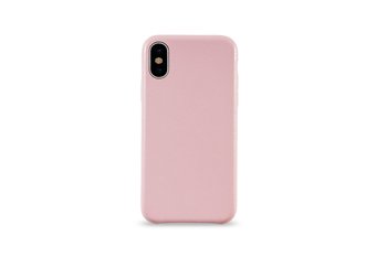 Etui Leather Case APPLE do iPhone X, Różowy - Apple