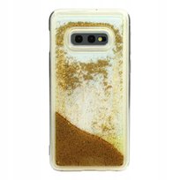 Etui Liquid / Water Case do Samsung S10e złoty 2 Pokrowiec Obudowa Futerał