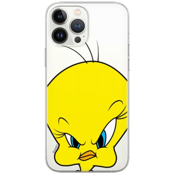 Etui Looney Tunes dedykowane do Huawei P SMART 2021, wzór: Tweety 002 Etui częściowo przeźroczyste, oryginalne i oficjalnie / Looney Tunes - ERT Group