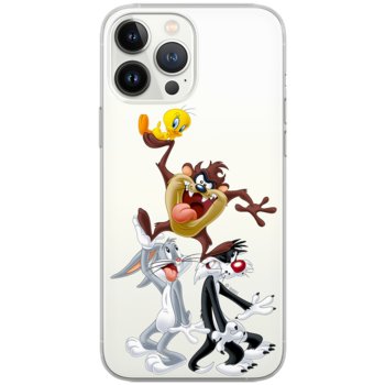 Etui Looney Tunes dedykowane do Huawei P10 LITE, wzór: Looney Tunes 001 Etui częściowo przeźroczyste, oryginalne i oficjalnie / Looney Tunes - ERT Group