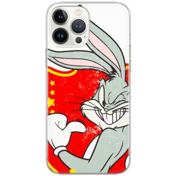 Etui Looney Tunes dedykowane do Iphone 12 / 12 PRO, wzór: Bugs 010 Etui częściowo przeźroczyste, oryginalne i oficjalnie / Looney Tunes - ERT Group