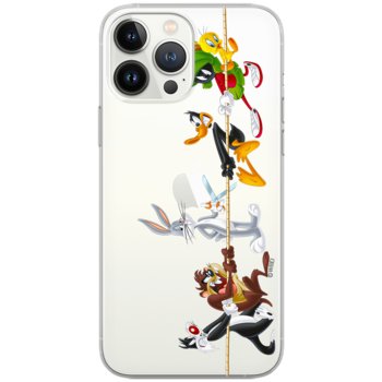 Etui Looney Tunes dedykowane do Iphone 12 Mini, wzór: Looney Tunes 009 Etui częściowo przeźroczyste, oryginalne i oficjalnie / Looney Tunes - ERT Group