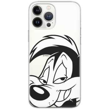 Etui Looney Tunes dedykowane do Samsung A40, wzór: Skunks Pepe Le Swąd 001 Etui częściowo przeźroczyste, oryginalne i oficjalnie / Looney Tunes - LOONEY TUNES