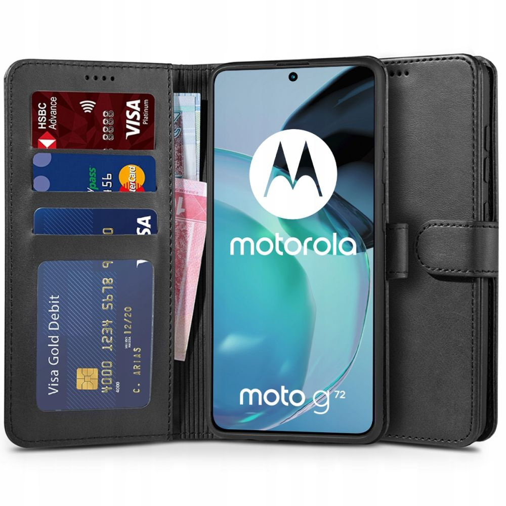 Etui Case Wallet Portfel Z Klapką Do Motorola Moto G72 Braders