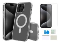 Etui Magsafe do APPLE IPHONE 15 PRO MAX anti-shock case + folia ochronna