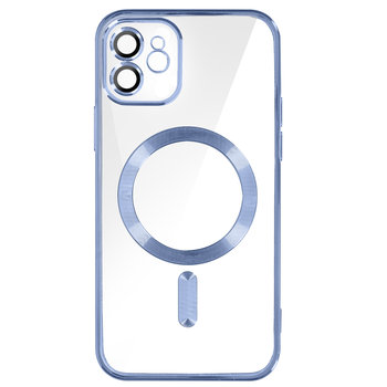 Etui MagSafe do iPhone 12 Silikonowe etui ochronne Camera niebieski - Avizar